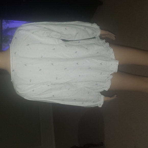 Fen Teng xl adorable flower button lace trim flower appliqué night shirt ru… - Picture 3 of 9